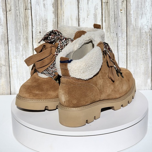 White Mountain Women's Gloving Hiker Lace Up Booties - Size 7.5 - Chestnut - Picture 3 of 12